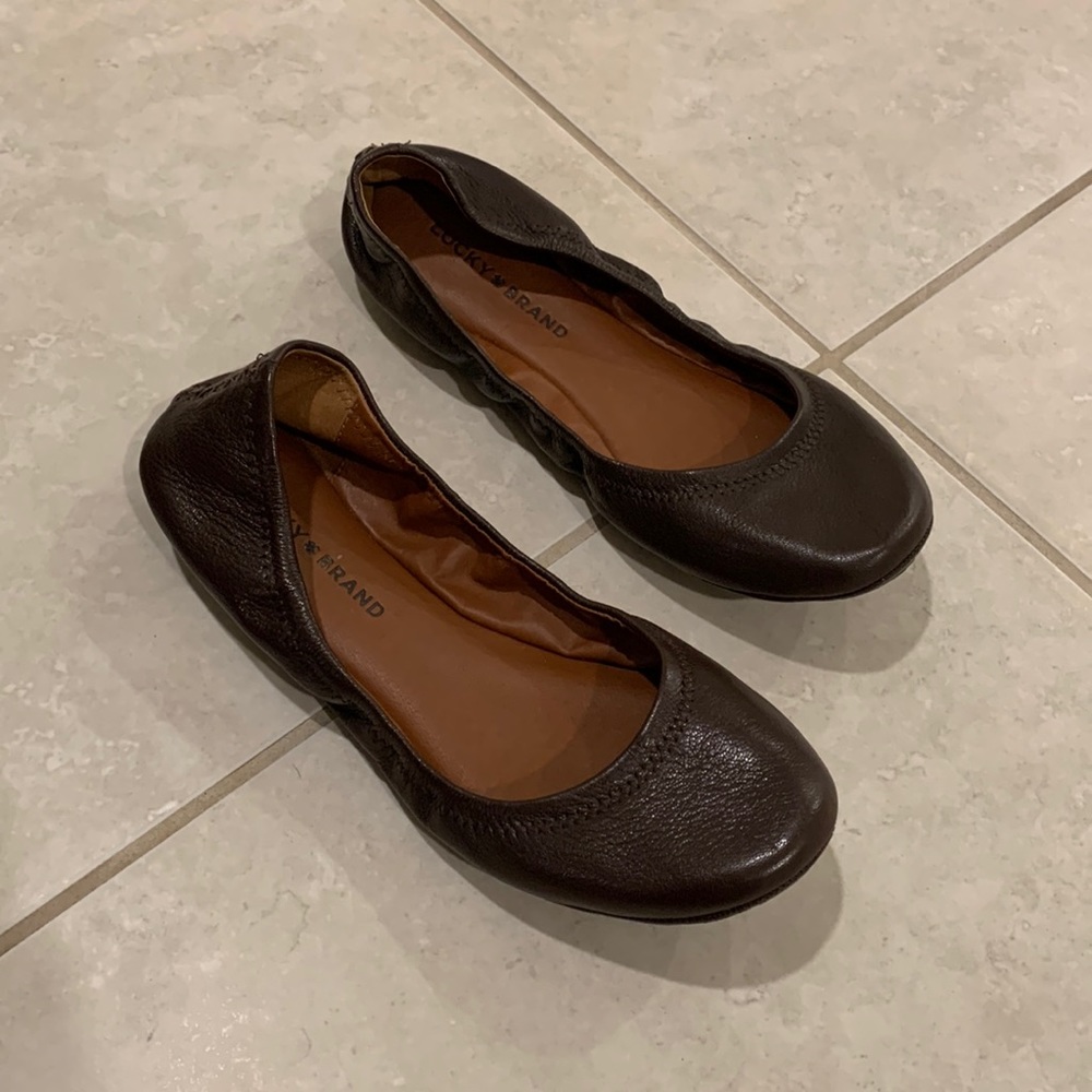 Lucky Brand Brown Flats
